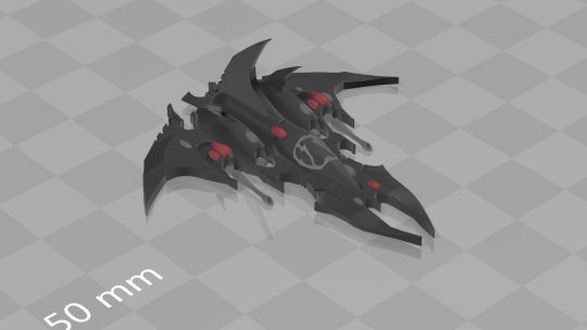 3D printed Epic Razorwing Jetfighter – Dark Eldar